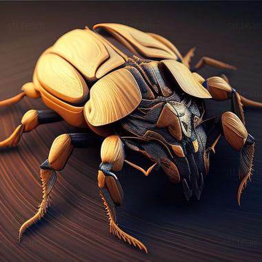 3D model Nicrophorus morio (STL)